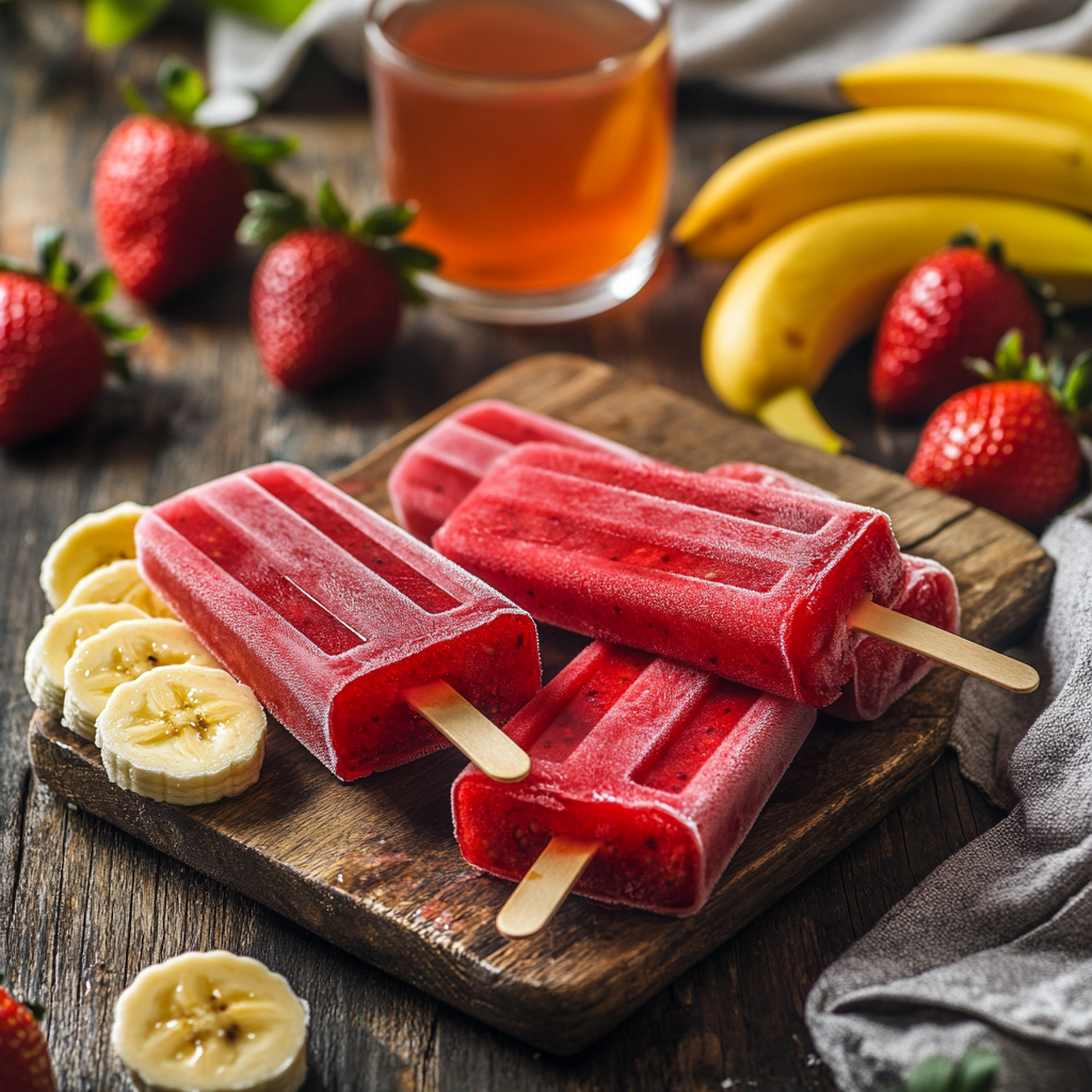 glaces maison fraises bananes sans sucre