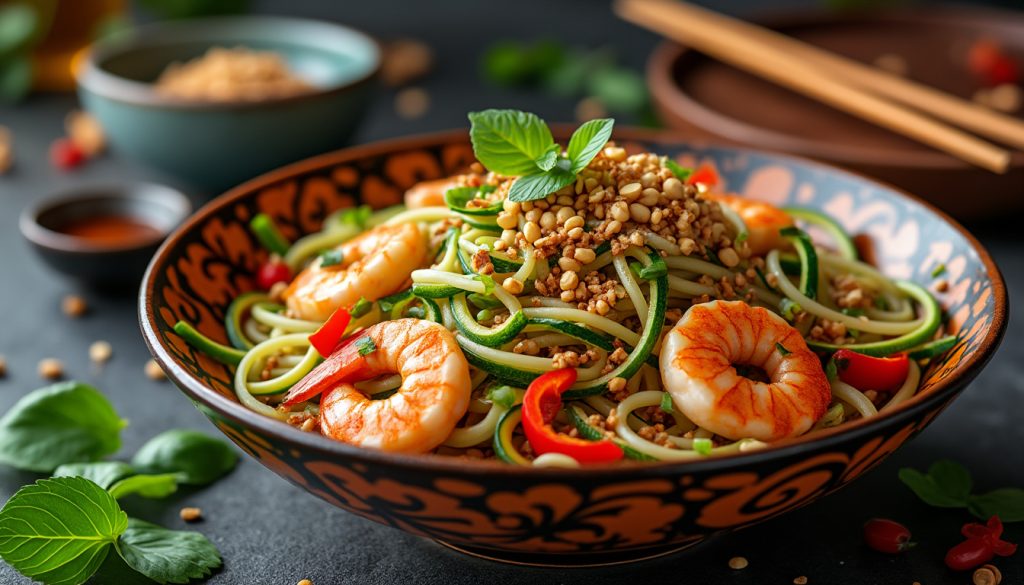 Une nouvelle interprétation du Pad Thaï : un voyage culinaire revisité découvrez une nouvelle interprétation du pad thaï, où tradition et créativité s'entremêlent pour vous offrir un voyage culinaire revisité. savourez des ingrédients de qualité, des saveurs audacieuses et une présentation artistique qui éveillera vos sens. laissez-vous séduire par cette expérience gastronomique unique qui vous transporte au cœur de la thaïlande.