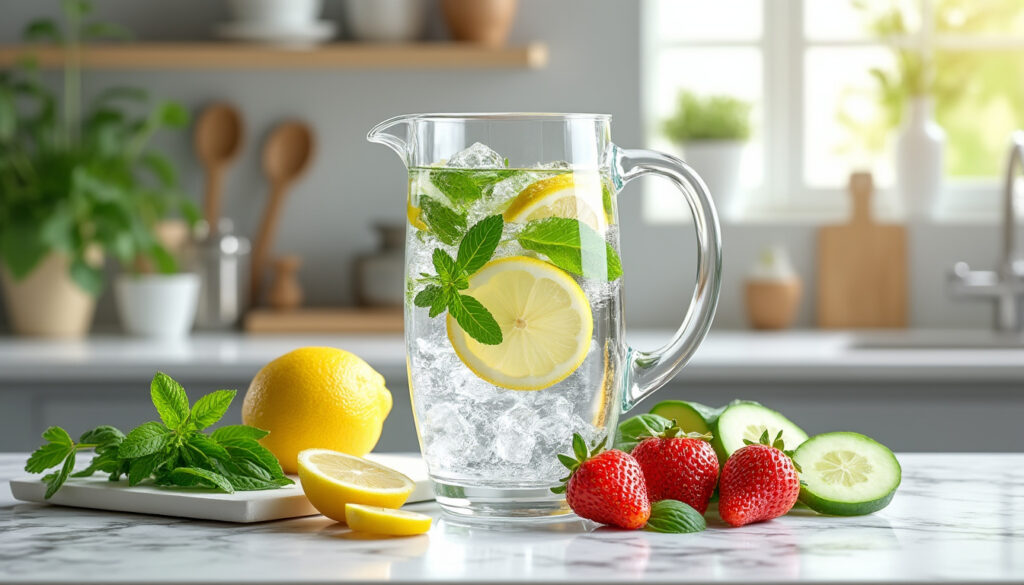découvrez comment préparer facilement une eau aromatisée sans sucre à la maison avec des ingrédients naturels. cette recette simple vous permettra de vous hydrater tout en savourant des saveurs délicieuses et rafraîchissantes, parfaites pour l'été ou tout au long de l'année.