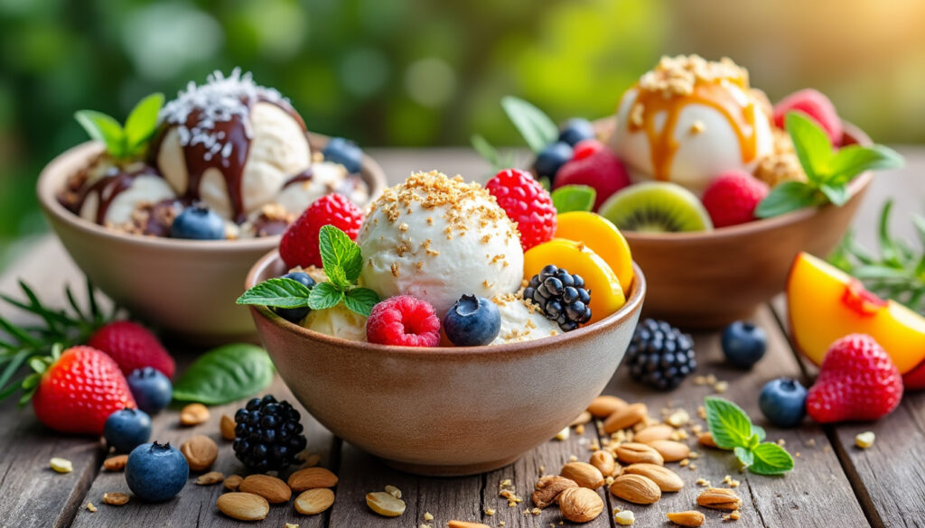 découvrez des alternatives délicieuses et saines à la glace sans sucre pour profiter pleinement de l'été. savourez des recettes rafraîchissantes qui allient gourmandise et bien-être, tout en préservant votre ligne. ne manquez pas nos astuces pour un été frais et léger!