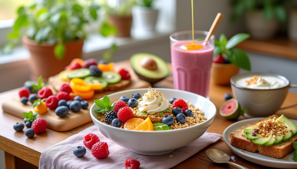 découvrez des idées de petits déjeuners sains et gourmands sans sucre. transformez vos matins avec des recettes délicieuses et équilibrées qui allient santé et plaisir. réveillez vos papilles avec des alternatives savoureuses et créatives pour bien commencer la journée.