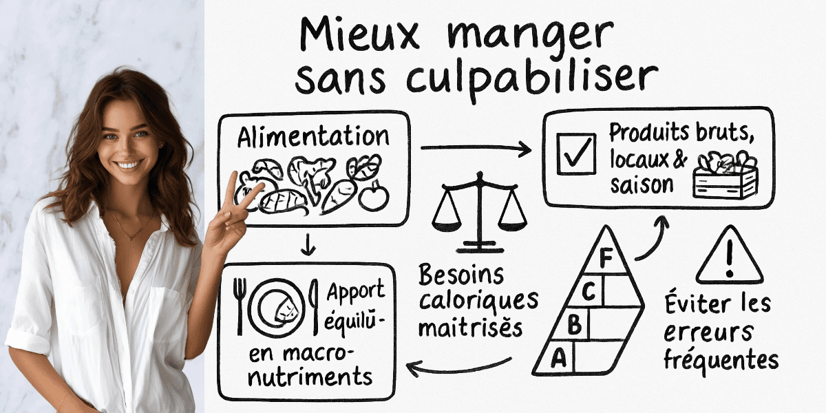 Manger équilibré : c'est quoi ? 4 Résumé visuel de l’article