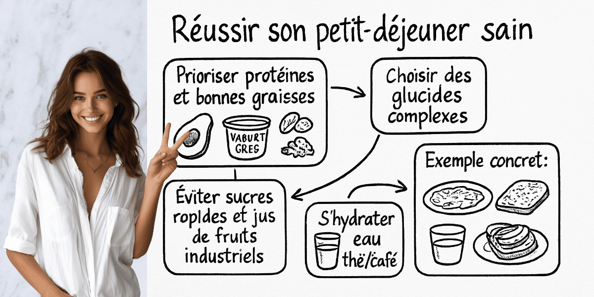 Que manger le matin pour un régime efficace 4 Résumé visuel de l’article