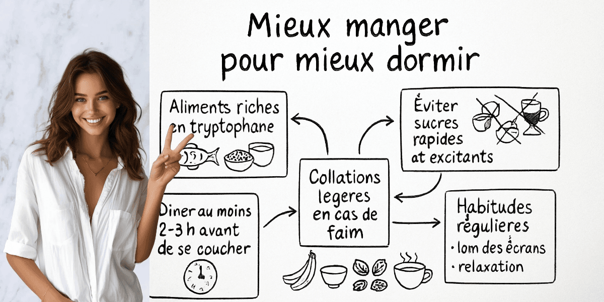 Que manger le soir avant de dormir ? 4 RĂ©sumĂ© visuel de lâarticle