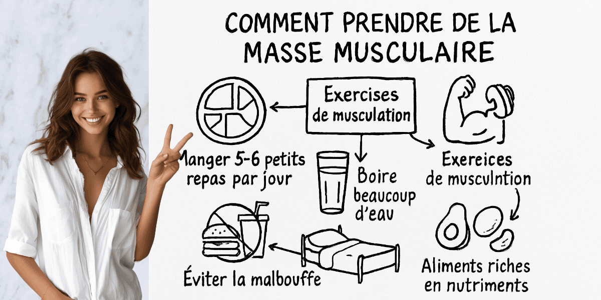 MĂ©tabolisme rapide : comment grossir efficacement 4 RĂ©sumĂ© visuel de lâarticle
