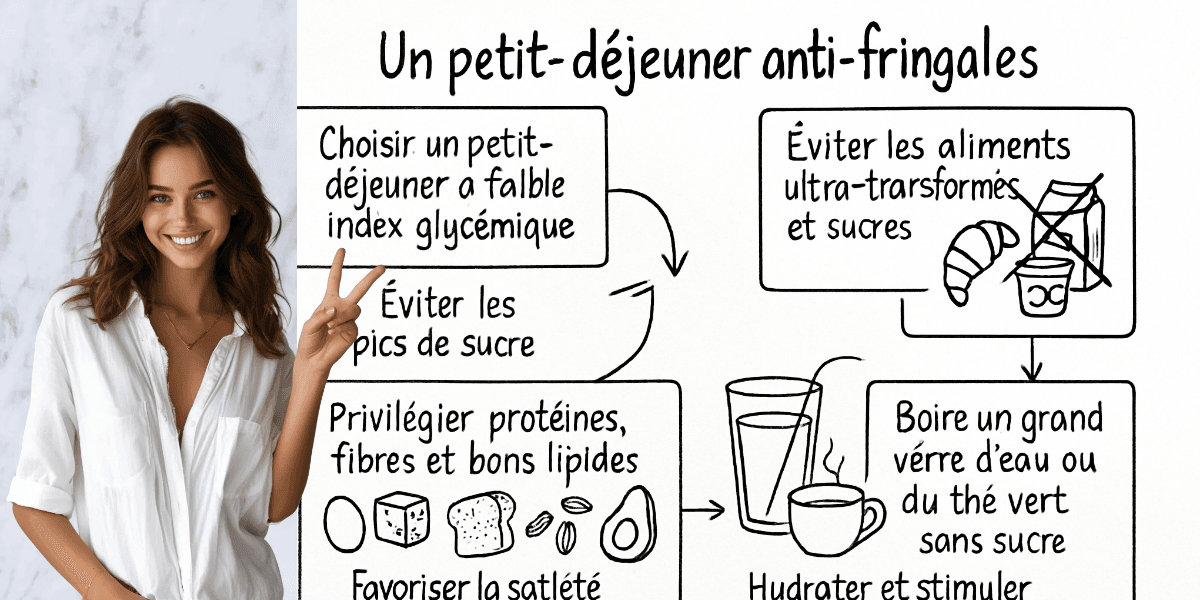 Que manger le matin pour ne pas grossir 4 Résumé visuel de l’article