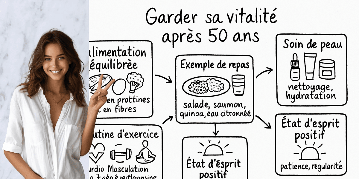 Comment raffermir son corps Ă 50 ans 4 RĂ©sumĂ© visuel de lâarticle