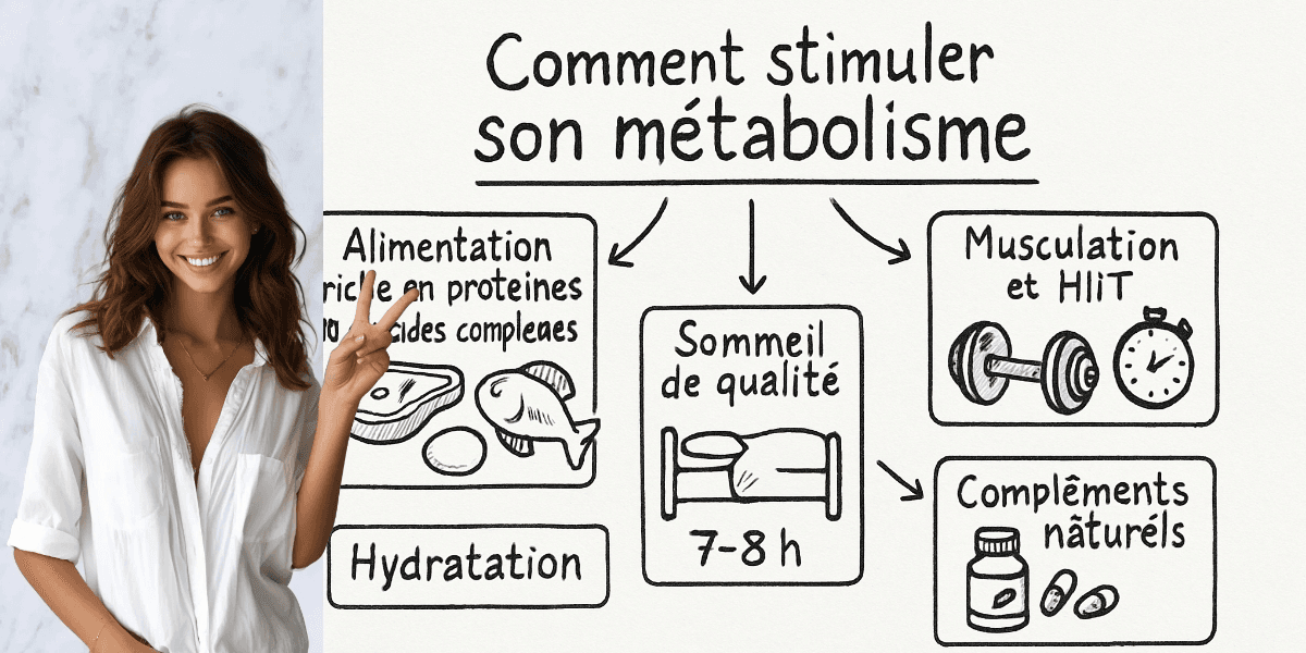 Augmenter son métabolisme naturellement : 10 astuces à découvrir 4 Résumé visuel de l’article