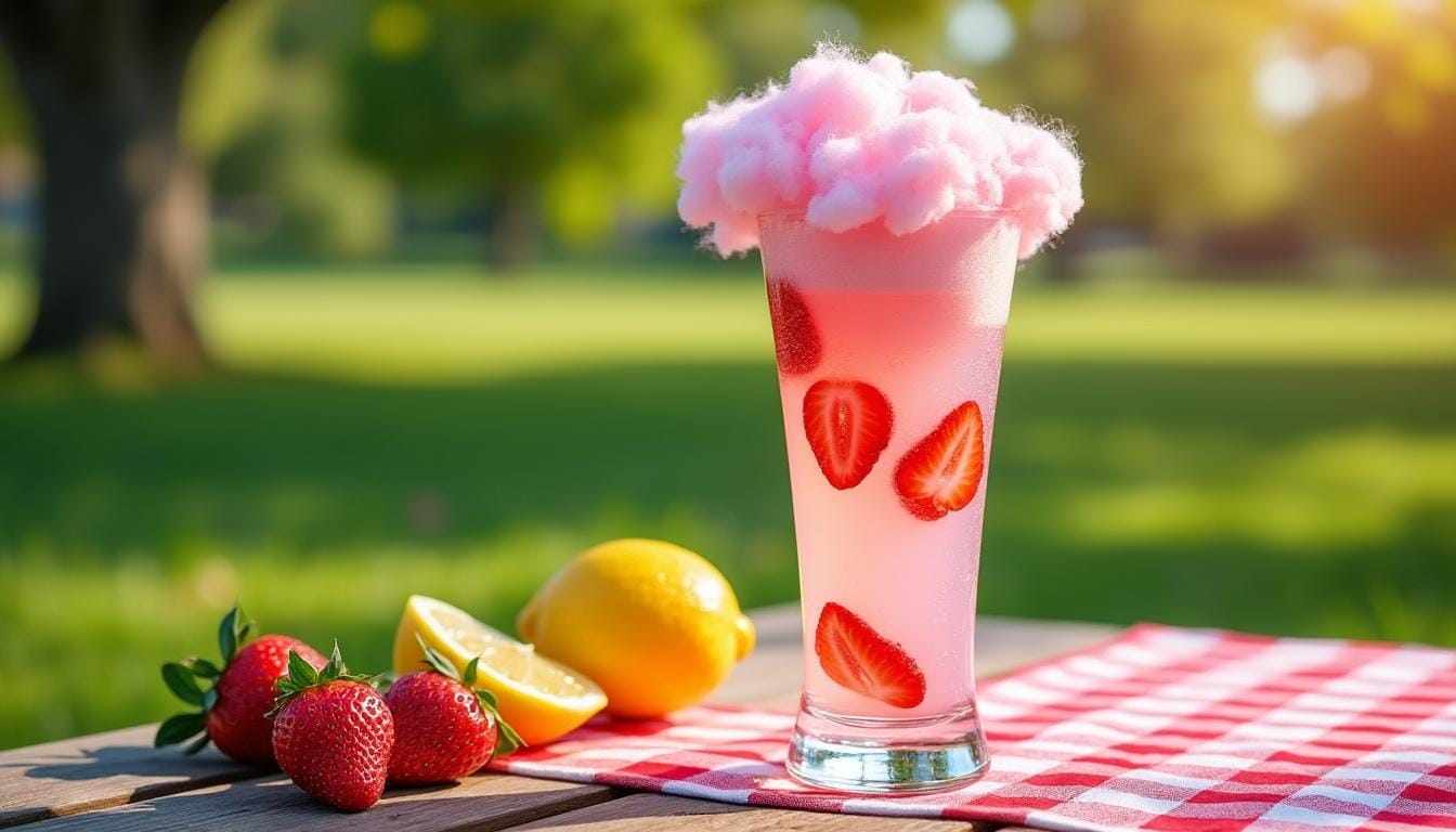 découvrez la recette du cocktail barbabapa limonade fraise, une délicieuse boisson rose qui séduira vos invités avec son goût unique et sa présentation époustouflante. parfait pour vos soirées d'été et vos événements festifs!