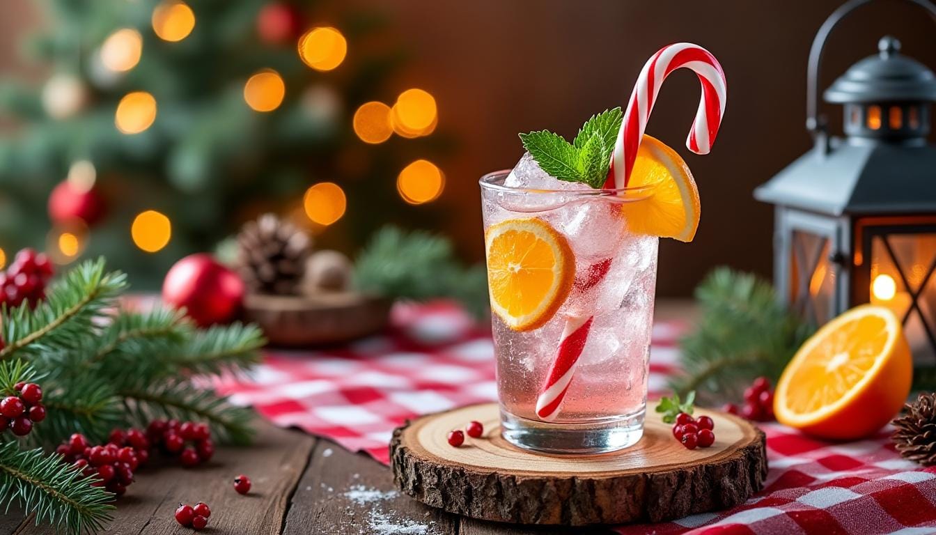 découvrez le cocktail bonbon candy cane spritzer, la boisson festive idéale pour égayer vos soirées d'hiver. avec ses saveurs sucrées et son allure joyeuse, ce cocktail délicieusement crémeux et rafraîchissant apportera une touche de magie à vos célébrations. idéal pour les fêtes de fin d'année !