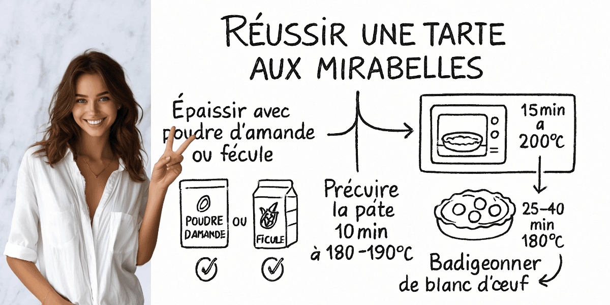 Faut-il décongeler les mirabelles pour faire une tarte ? La réponse (et la méthode) des pros 4 Résumé visuel de l’article