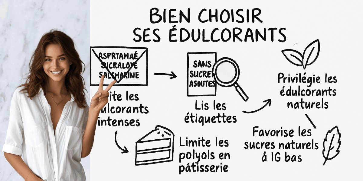 Édulcorants à éviter : ce qu'il faut savoir 4 Résumé visuel de l’article