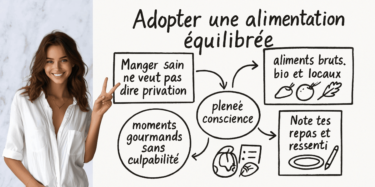Manger healthy : c'est quoi ? 4 Résumé visuel de l’article