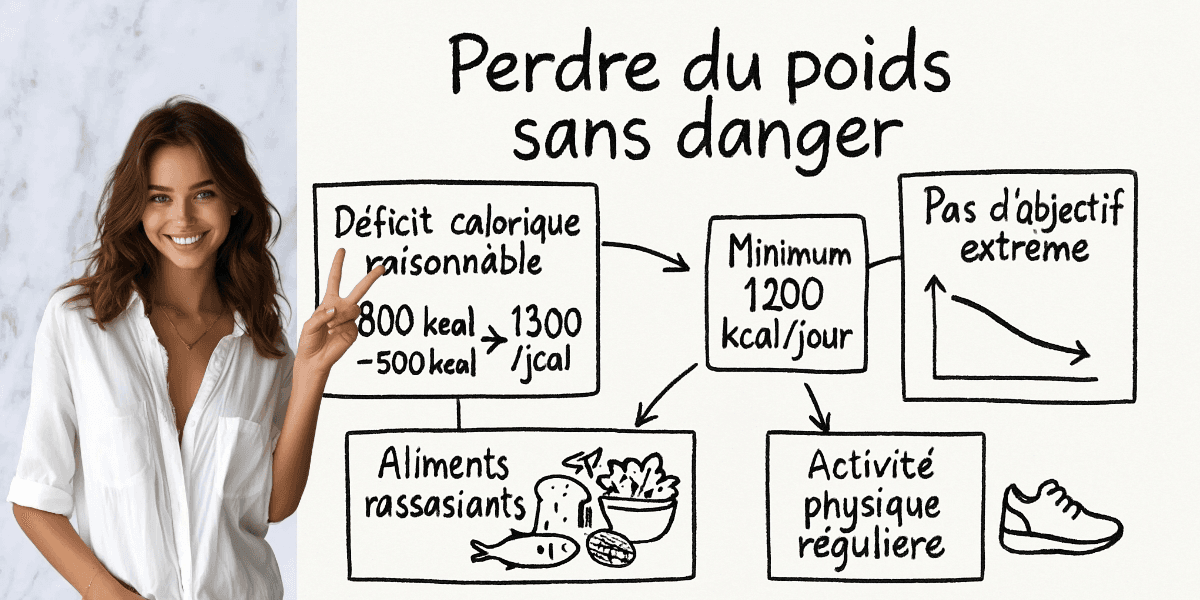 Régime hypocalorique : combien de calories pour maigrir ? 4 Résumé visuel de l’article