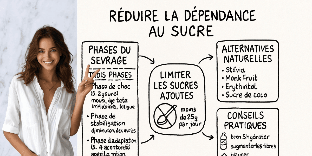 Combien de temps pour se sevrer du sucre 4 RĂ©sumĂ© visuel de lâarticle