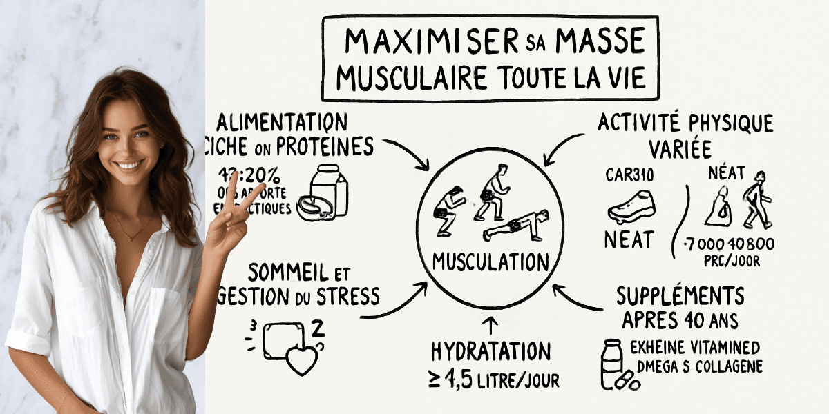 Comment Augmenter Son Métabolisme Après 40 Ans 4 Résumé visuel de l’article