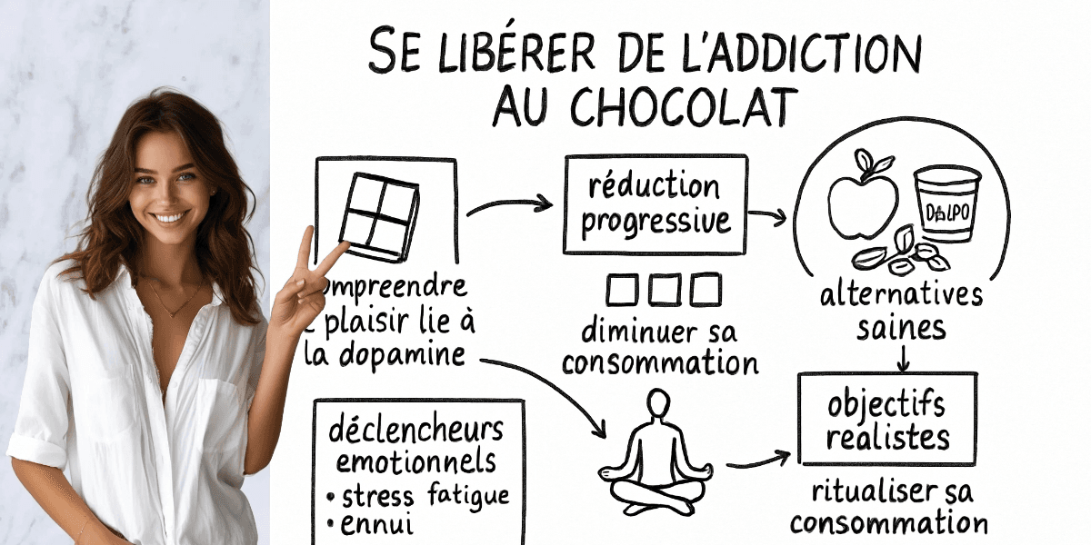 Comment se dĂ©sintoxiquer du chocolat 4 RĂ©sumĂ© visuel de lâarticle