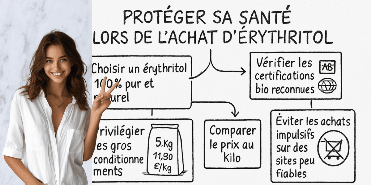 Érythritol prix : comparatif et conseils d'achat 4 Résumé visuel de l’article