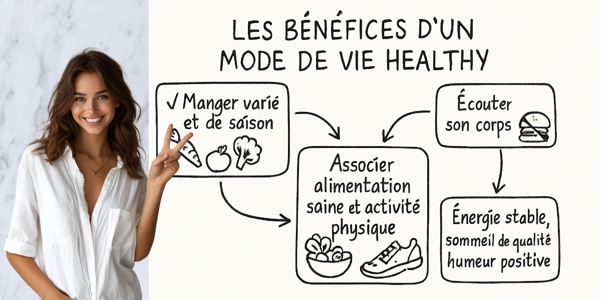 Healthy lifestyle : c'est quoi ? 4 RĂ©sumĂ© visuel de lâarticle