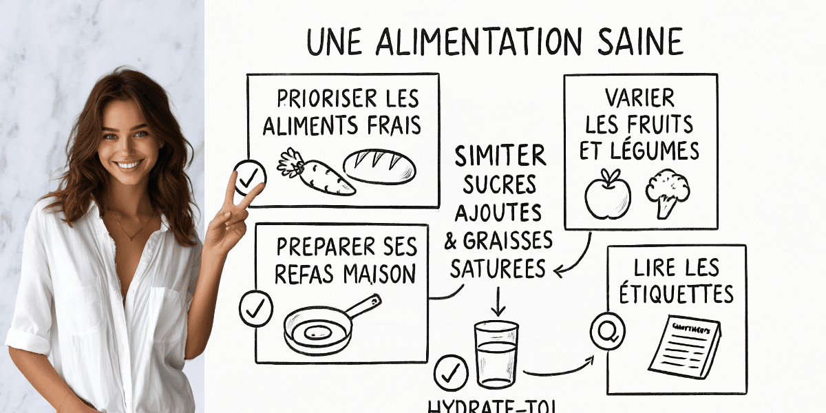 Pourquoi Manger Healthy Est Essentiel Pour Votre Bien-Ătre 4 RĂ©sumĂ© visuel de lâarticle