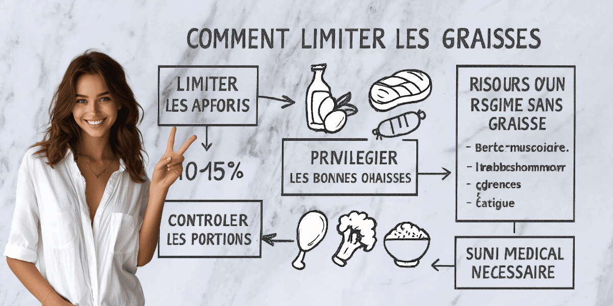 Régime sans graisse : définition strict 4 Résumé visuel de l’article