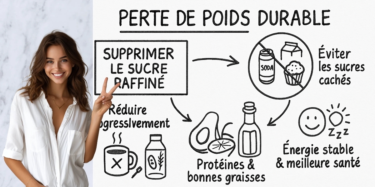 Quel sucre supprimer pour maigrir ? 4 Résumé visuel de l’article