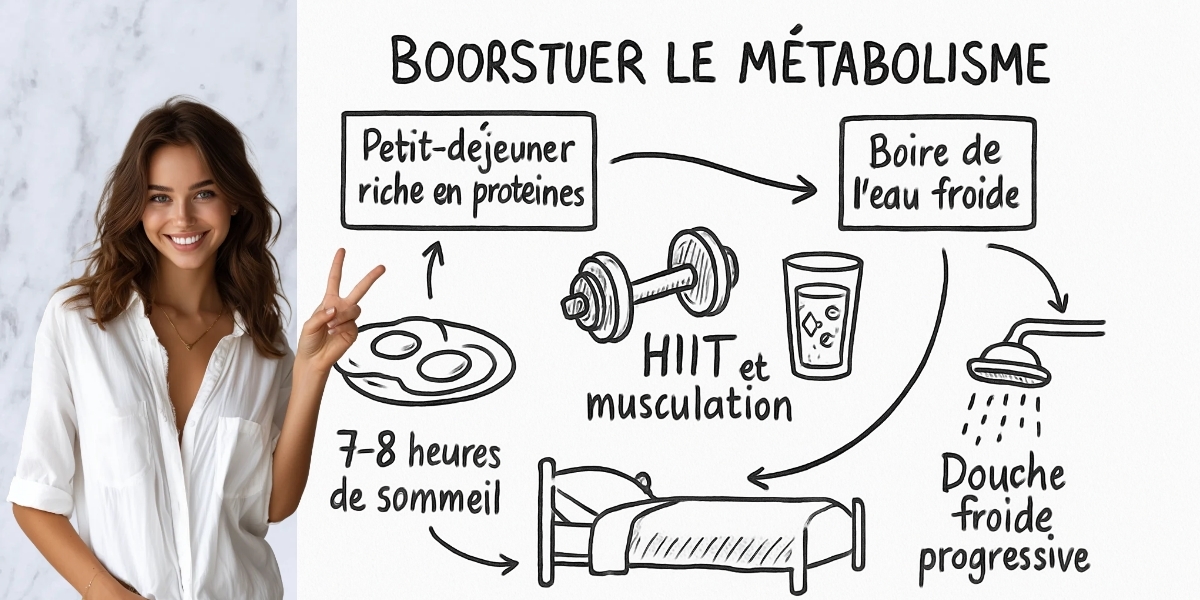 Comment Accélérer Son Métabolisme Après 60 Ans 4 Résumé visuel de l’article
