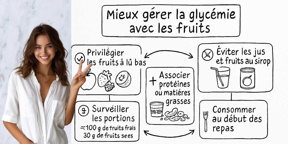 Quel fruit choisir quand on a du diabète ? 4 Résumé visuel de l’article