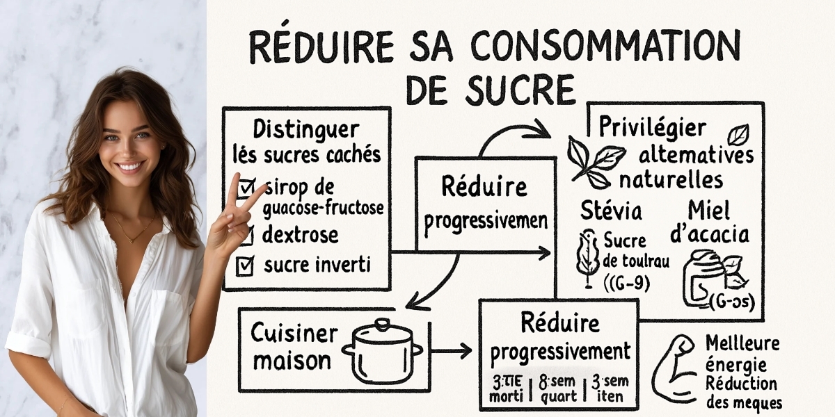 Quels sont les produits sans sucre ? 4 RĂ©sumĂ© visuel de lâarticle