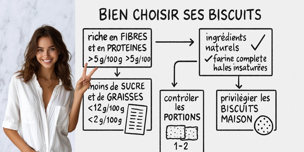 Quel biscuit quand on est au régime ? 4 Résumé visuel de l’article