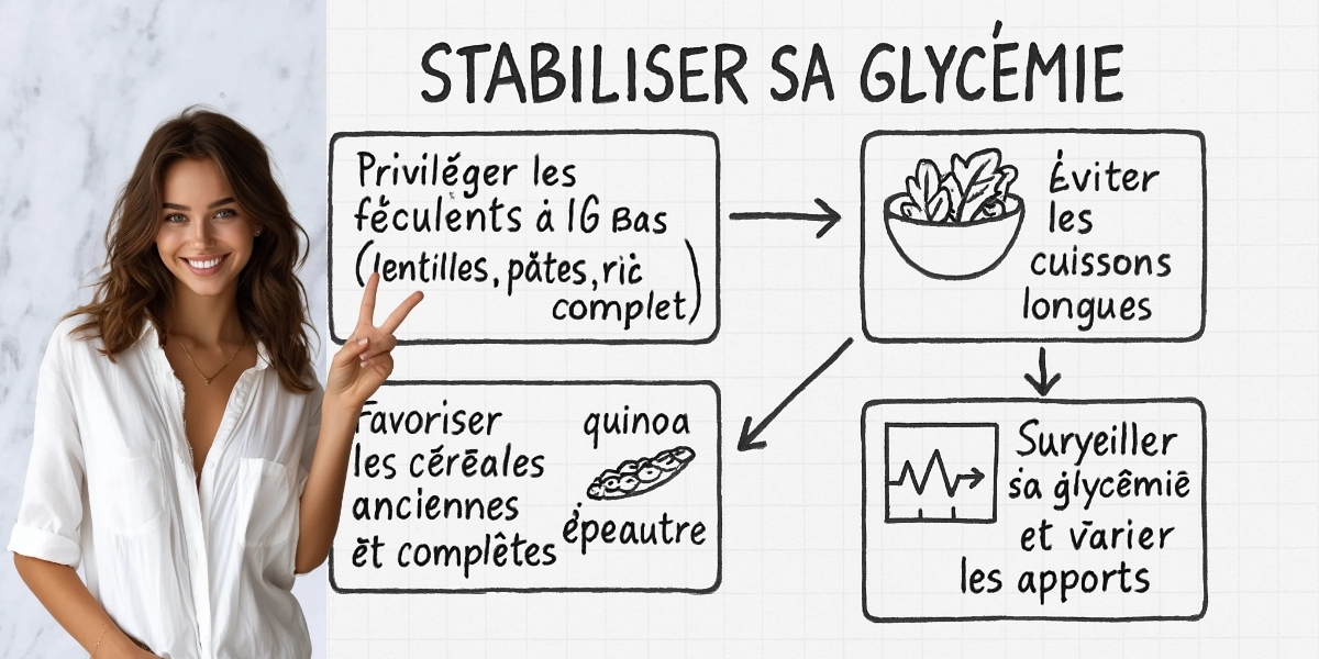 Quel est le meilleur féculent pour un diabétique ? 4 Résumé visuel de l’article