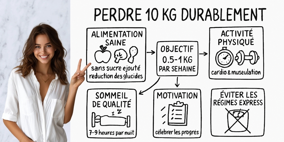 Est-il possible de perdre 10 kilos en 1 mois ? 4 Résumé visuel de l’article