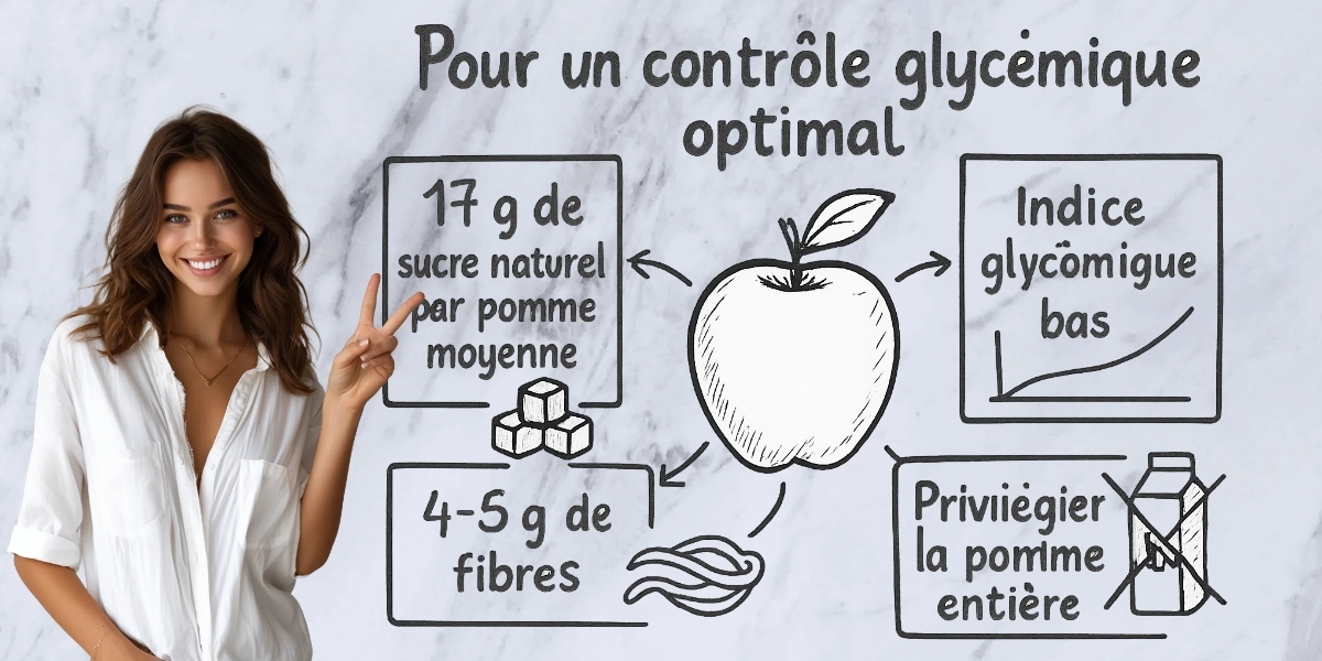 Est-ce que la pomme contient beaucoup de sucre ? 4 Résumé visuel de l’article