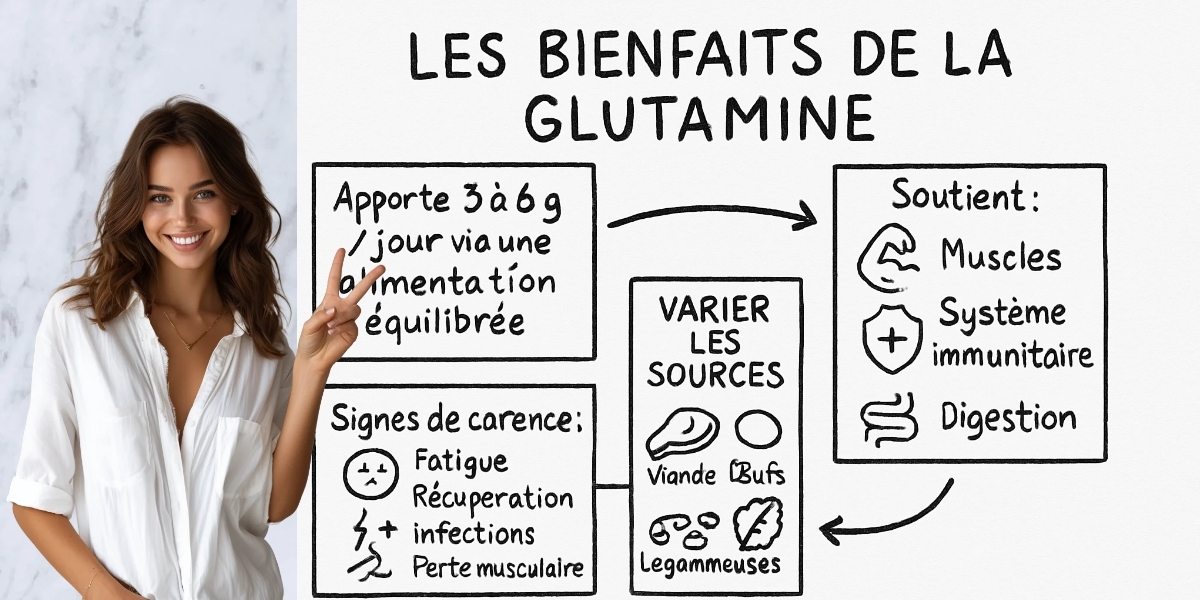 Quels aliments contiennent naturellement de la glutamine ? 4 Résumé visuel de l’article