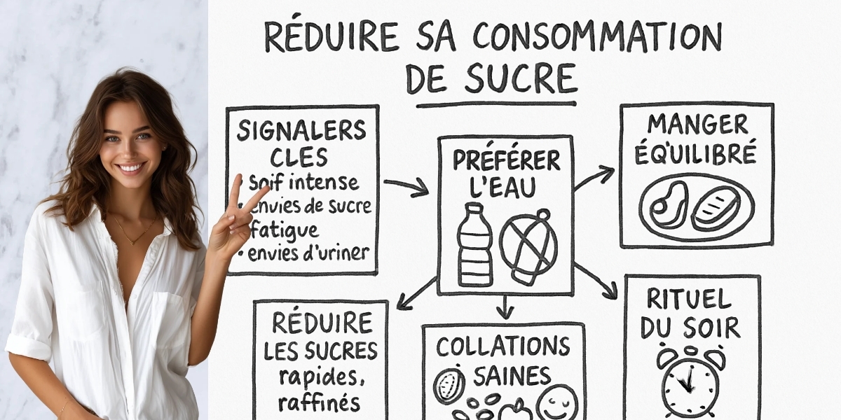 Comment savoir si l'on mange trop de sucre ? 4 RĂ©sumĂ© visuel de lâarticle