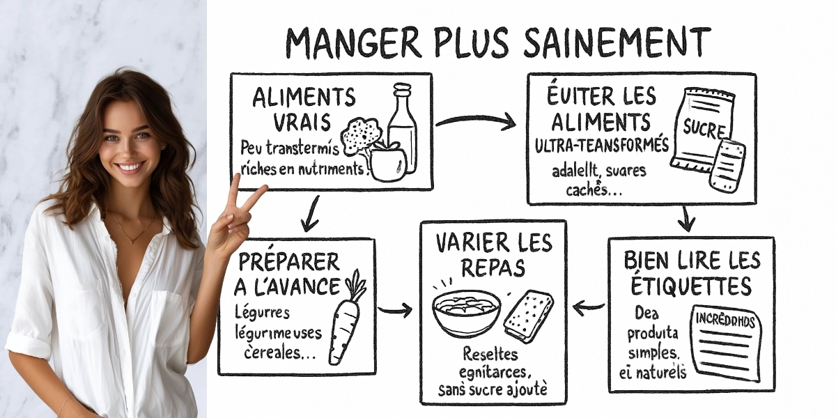 Quel Aliment Pour Une Alimentation Saine ? 4 RĂ©sumĂ© visuel de lâarticle