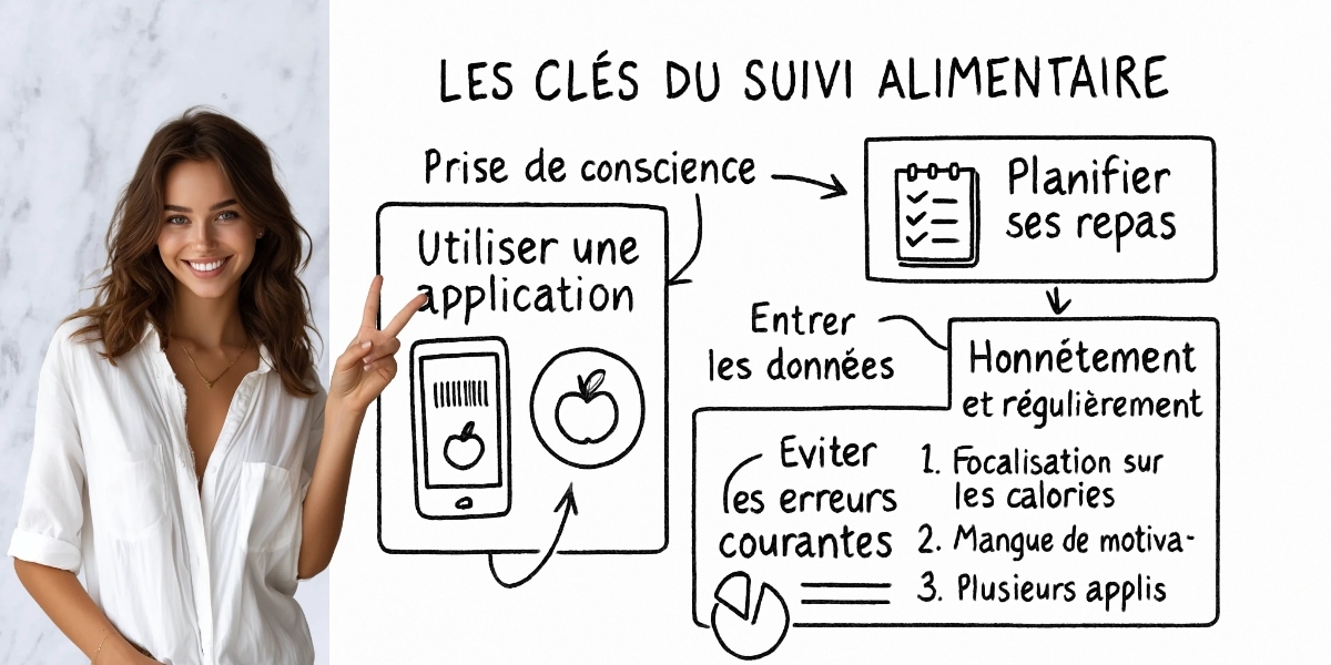 Quelle application Pour Mieux Manger ? 4 RĂ©sumĂ© visuel de lâarticle