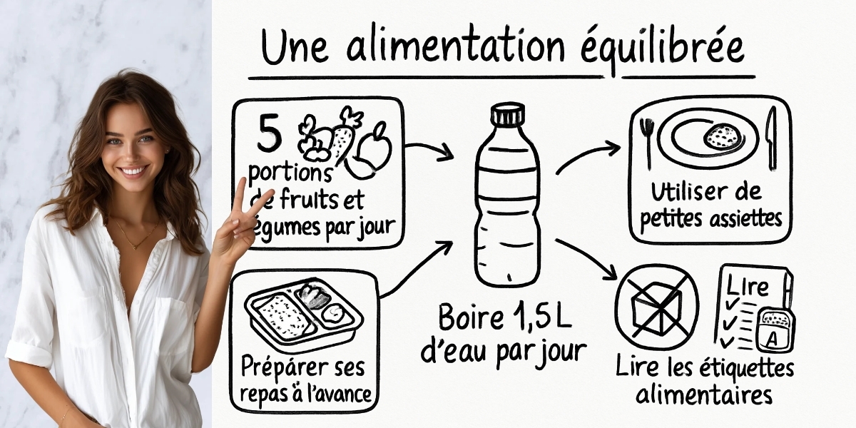 Comment Manger Sainement Tous Les Jours ? 4 Résumé visuel de l’article