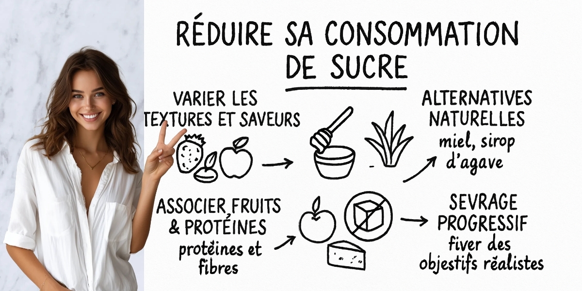 Comment se faire plaisir sans sucre ? 4 RĂ©sumĂ© visuel de lâarticle