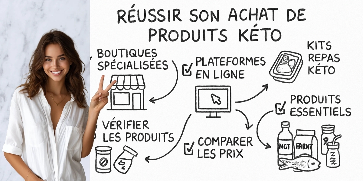 Où acheter les produits kéto ? 4 Résumé visuel de l’article