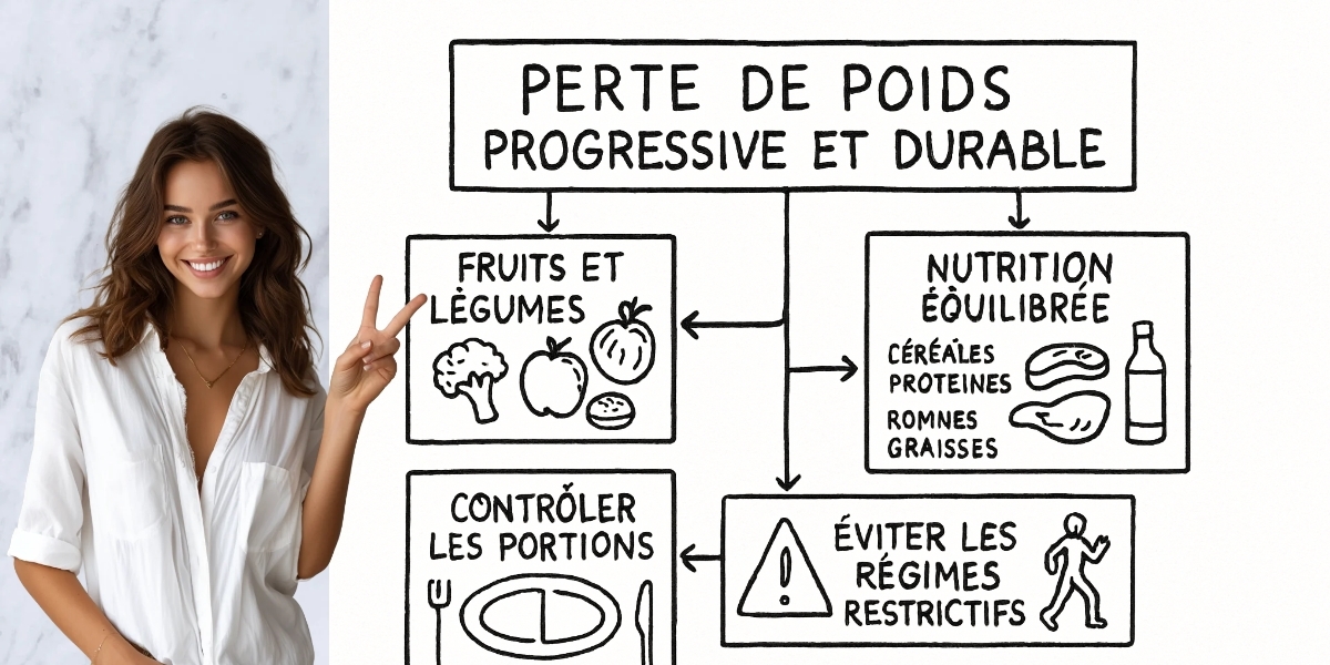 Comment Rééquilibrer Son Alimentation Pour Perdre Du Poids ? 4 RĂ©sumĂ© visuel de lâarticle