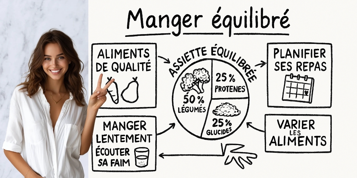 Comment savoir si un repas est Ă©quilibrĂ© ? 4 RĂ©sumĂ© visuel de lâarticle
