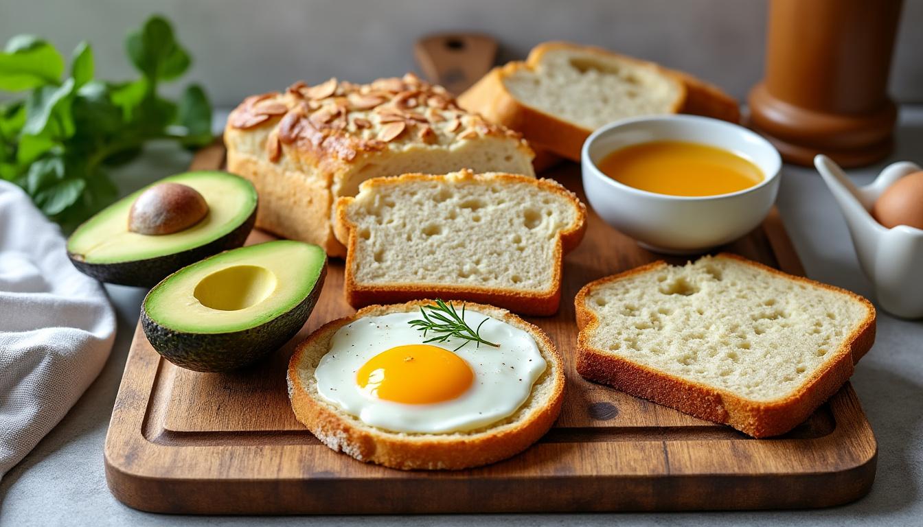 découvrez des alternatives savoureuses et adaptées pour remplacer le pain dans un régime cétogène, tout en respectant vos objectifs nutritionnels et en variant vos repas.