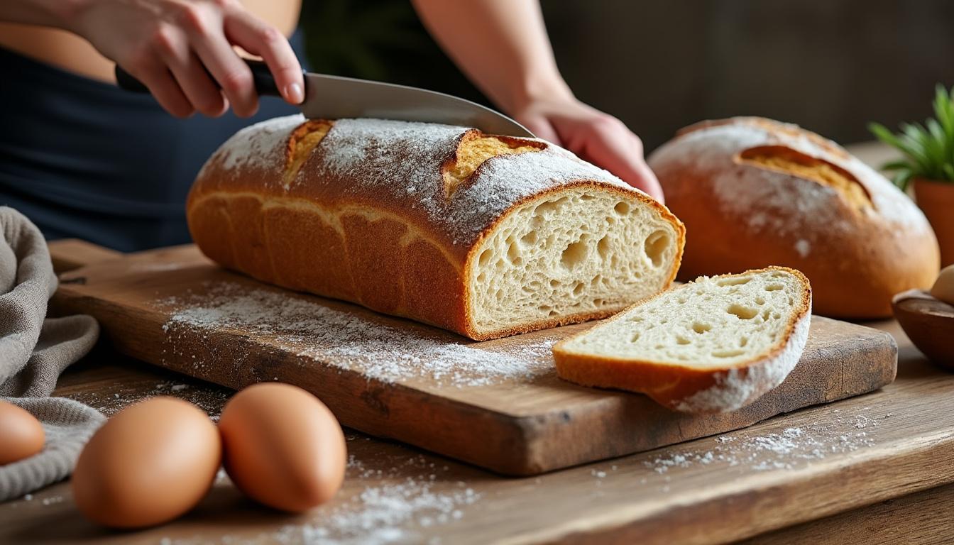 Comment réussir une recette de pain au levain maison ? 4 découvrez nos astuces et conseils pour réussir facilement une recette de pain au levain maison, avec une croûte croustillante et une mie savoureuse.