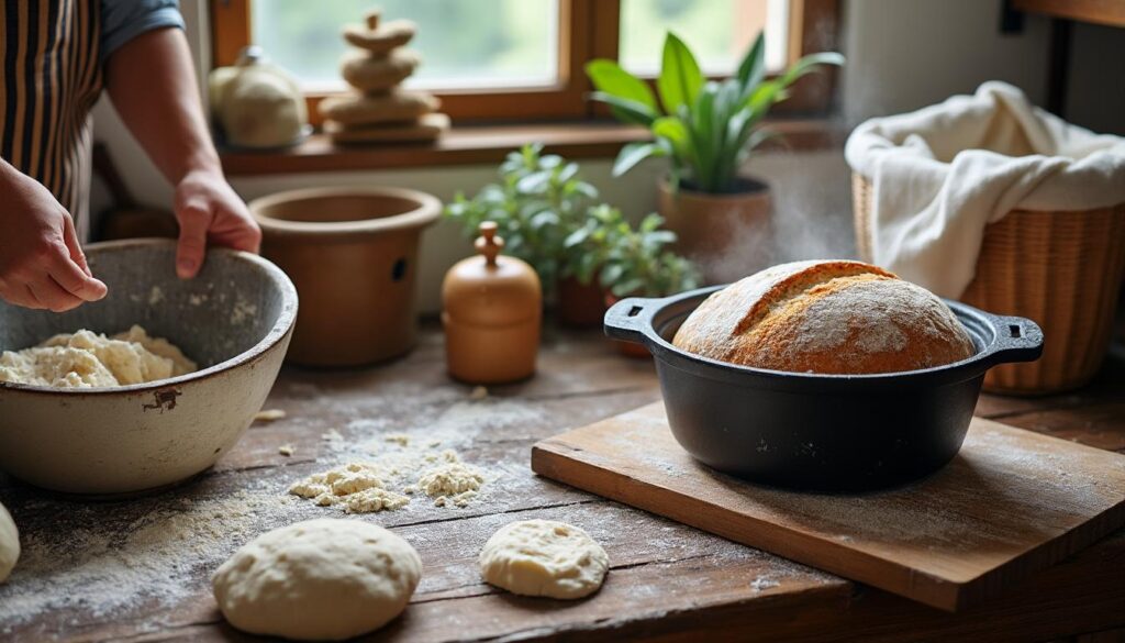 découvrez nos astuces et étapes simples pour réussir une délicieuse recette de pain au levain maison, croustillant et savoureux.