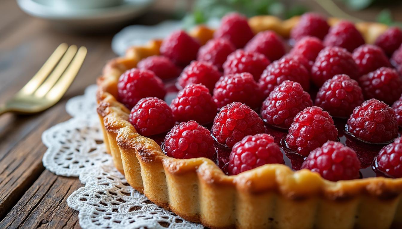 découvrez une recette facile de tarte à la framboise, idéale pour toutes les occasions. un dessert gourmand et rapide à préparer qui ravira vos invités.