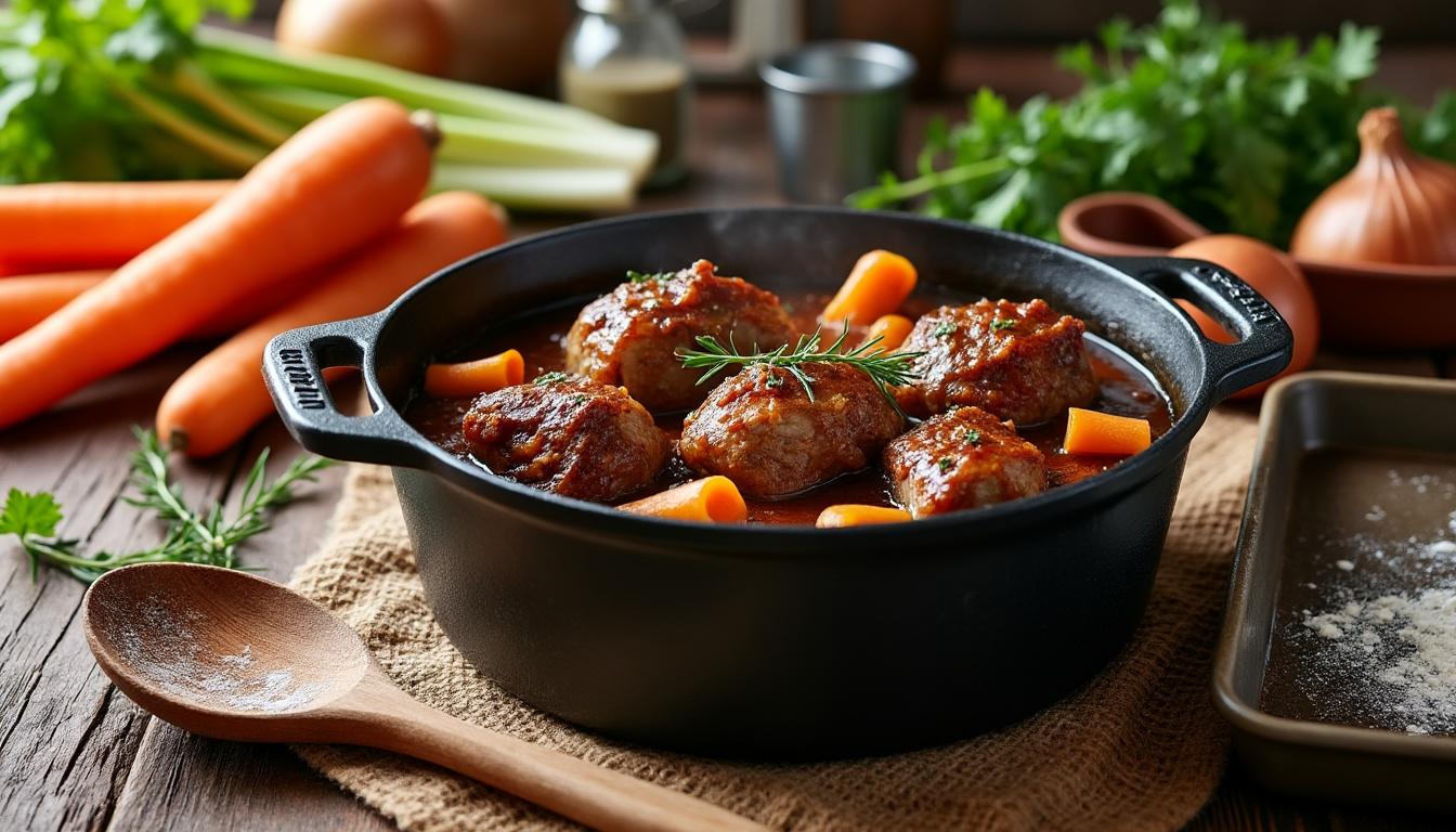 Recette osso bucco de dinde : comment réussir ce plat savoureux 4 découvrez notre recette facile et savoureuse d'osso bucco de dinde pour un plat tendre et parfumé qui ravira toute la famille.