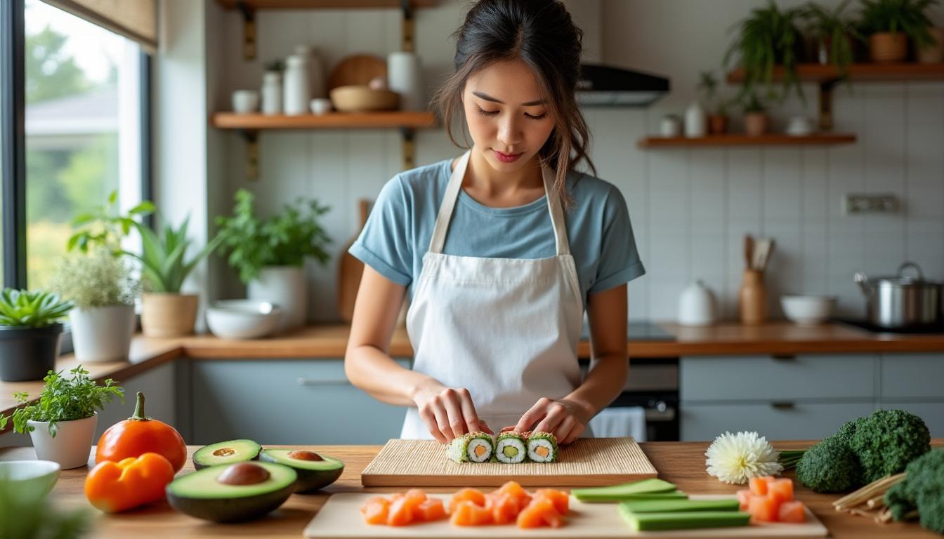 découvrez comment préparer des sushis maison facilement et rapidement avec notre guide simple et pratique. apprenez les astuces pour réussir vos sushis à la perfection en un rien de temps.