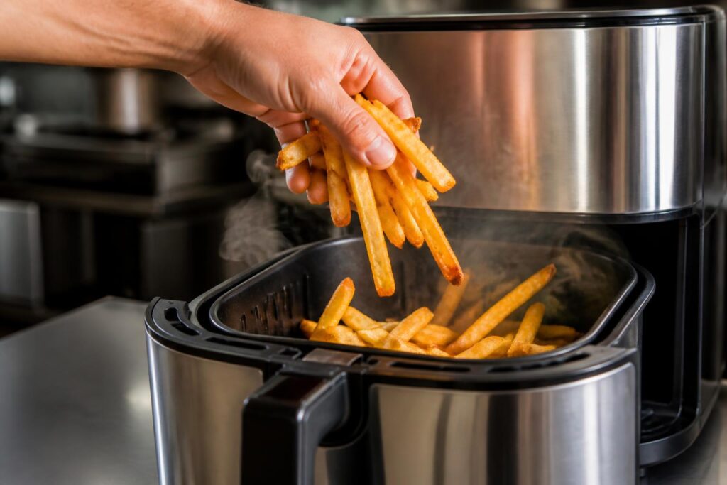 découvrez comment préparer des frites parfaitement croustillantes et savoureuses avec une friteuse à air (air fryer) grâce à nos astuces simples et efficaces.