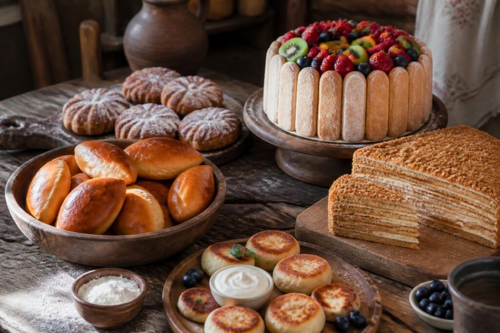 découvrez les secrets des gâteaux traditionnels russes et apprenez à préparer ces délices authentiques chez vous.